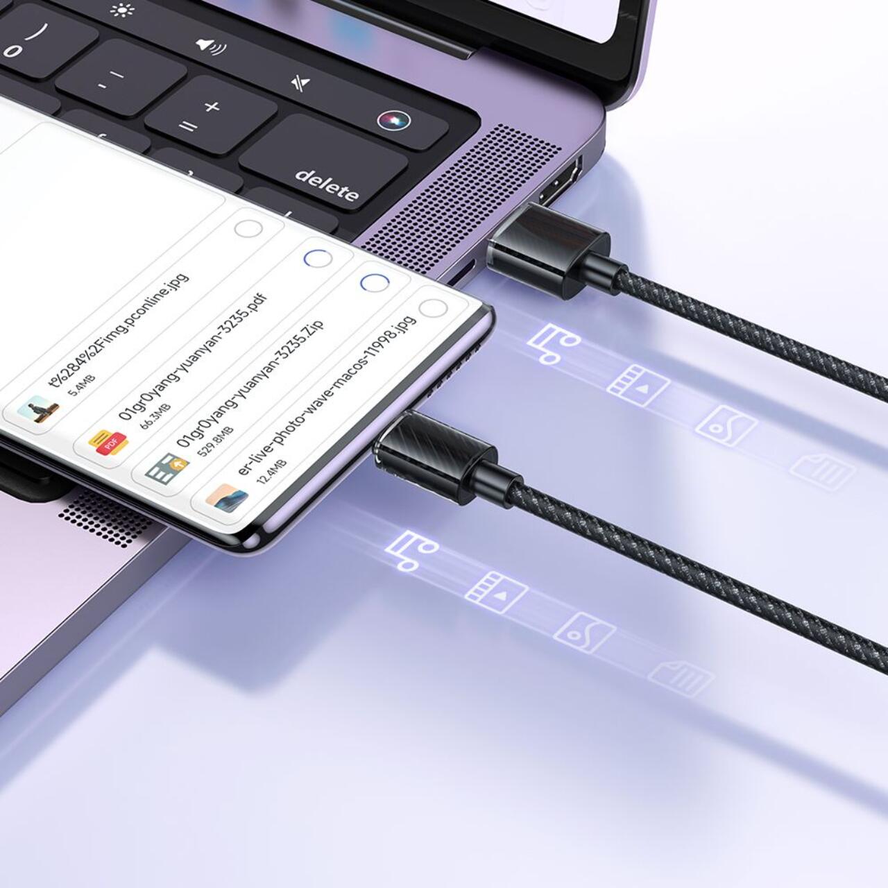 Laptop, Tablete & Telefoane - Mcdodo Cablu USB-A la Type-C Fast Charging, 100W, 1.2m, Negru