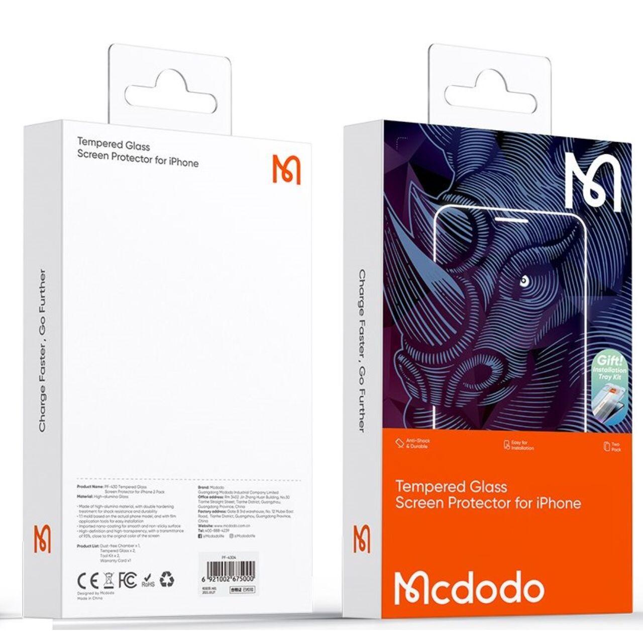 Mcdodo Folie Glass iPhone 15 Transparent [3]