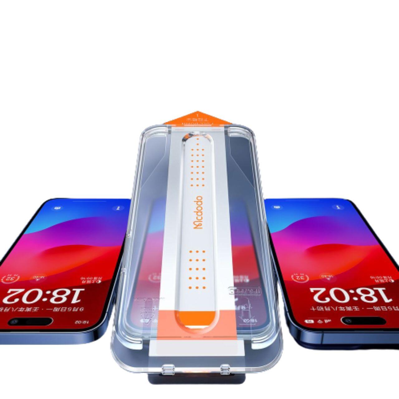 Laptop, Tablete & Telefoane - Mcdodo Folie Sticla iPhone 15 Pro Transparent
