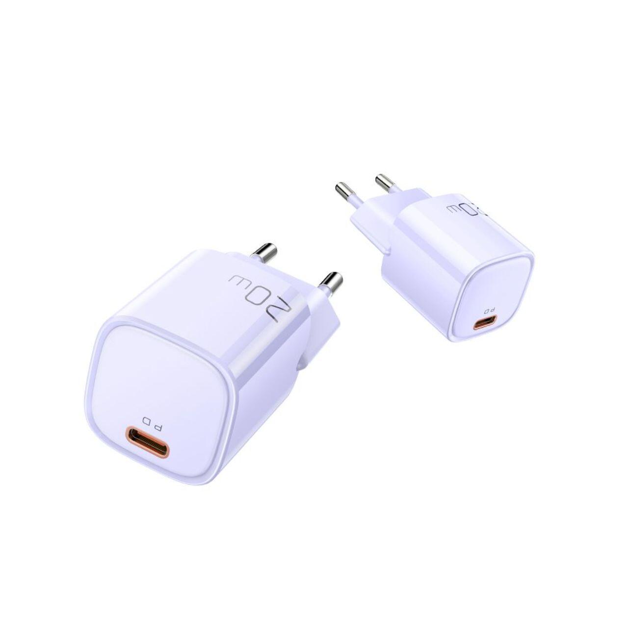 Mcdodo Incarcator Retea Nano Series Fast Charging PD Type-C, 20W, Mov [1]