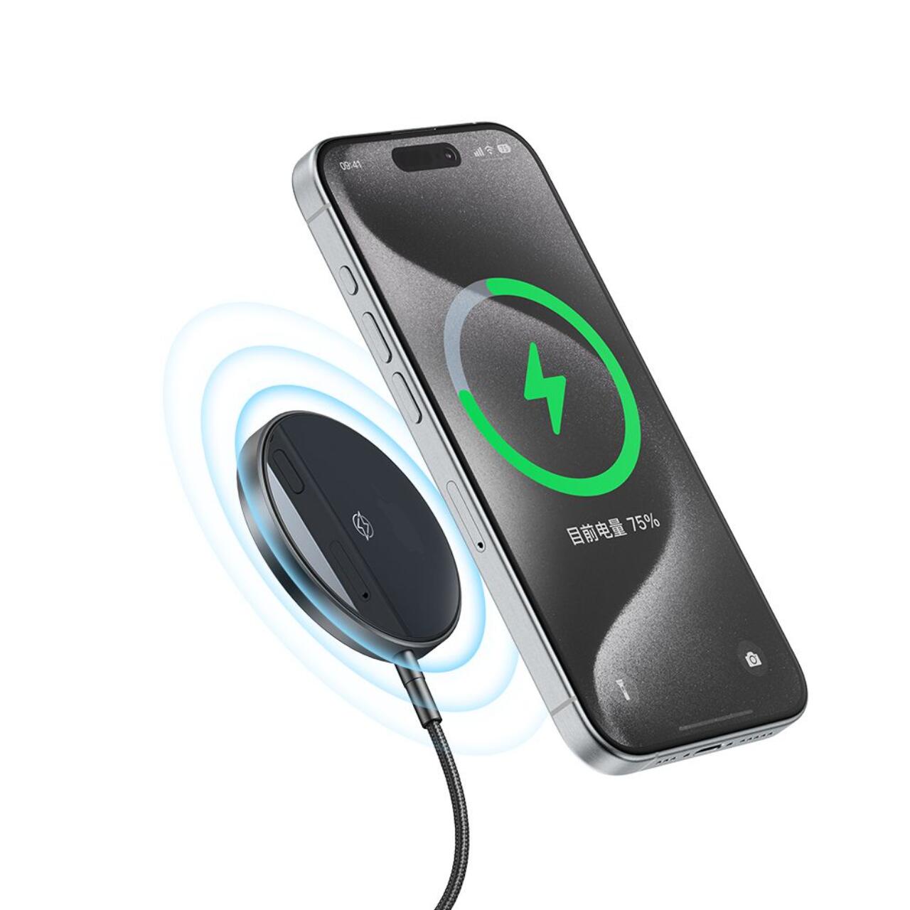 Laptop, Tablete & Telefoane - Mcdodo Incarcator Wireless Magnetic, 15W, 1m Negru