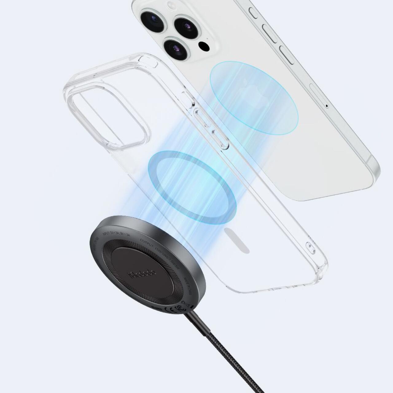 Mcdodo Incarcator Wireless Magnetic, 15W, 1m Negru [6]