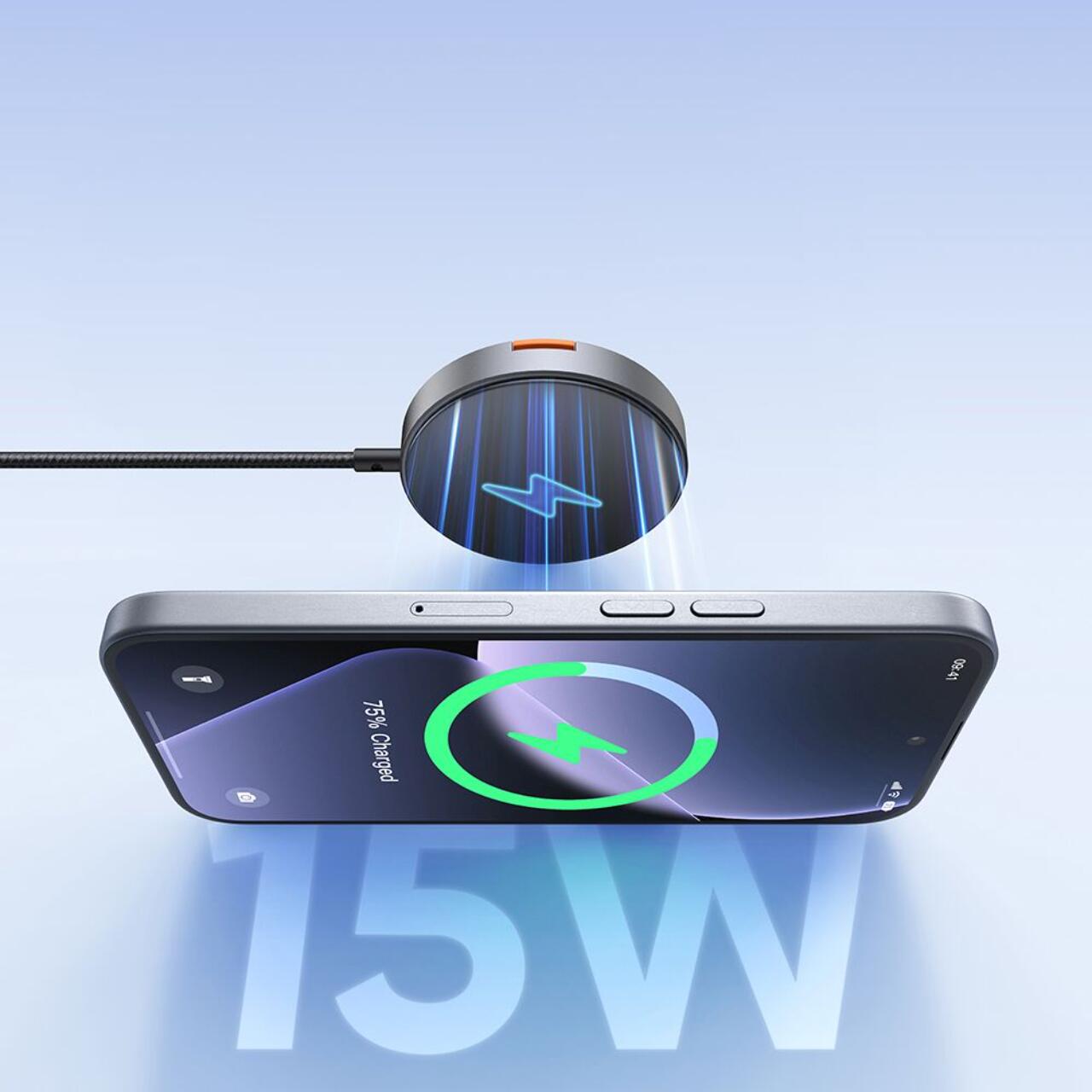 Mcdodo Incarcator wireless Magnetic, Suport, 15W, 1m Gri [6]