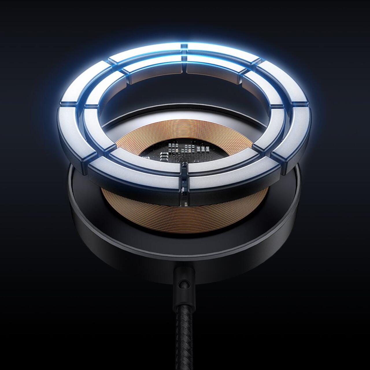 Mcdodo Incarcator wireless Magnetic, Suport, 15W, 1m Gri [1]
