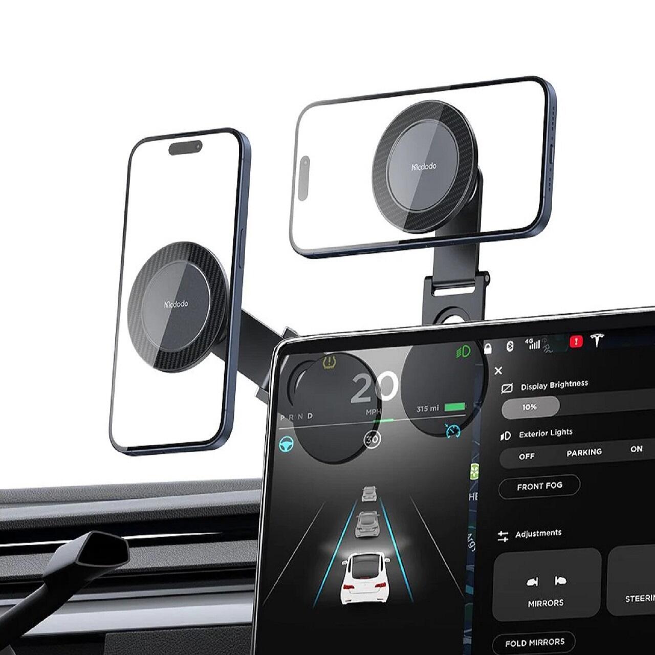Mcdodo Suport Auto Magnetic Biotite Series, prindere cu adeziv, Negru [3]