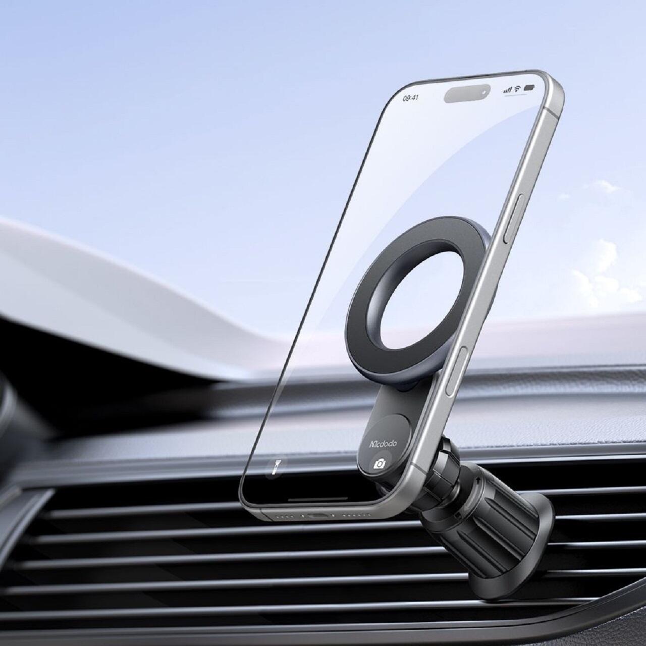 Mcdodo Suport Auto Magnetic prindere la sistemul de ventilatie, rotatie reglabila la 360°, pentru telefoane cu diagonala intre 4.7 - 6.7 inch, Negru [5]