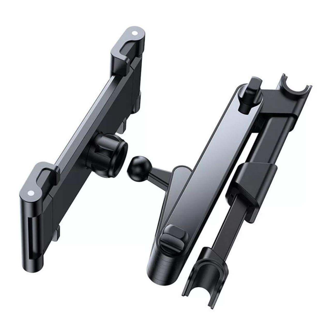Mcdodo Suport Auto telefon si tableta cu diagonala intre 4.7 si 12.9 inch, rotire la 360 grade, pentru tetiera, Negru [1]