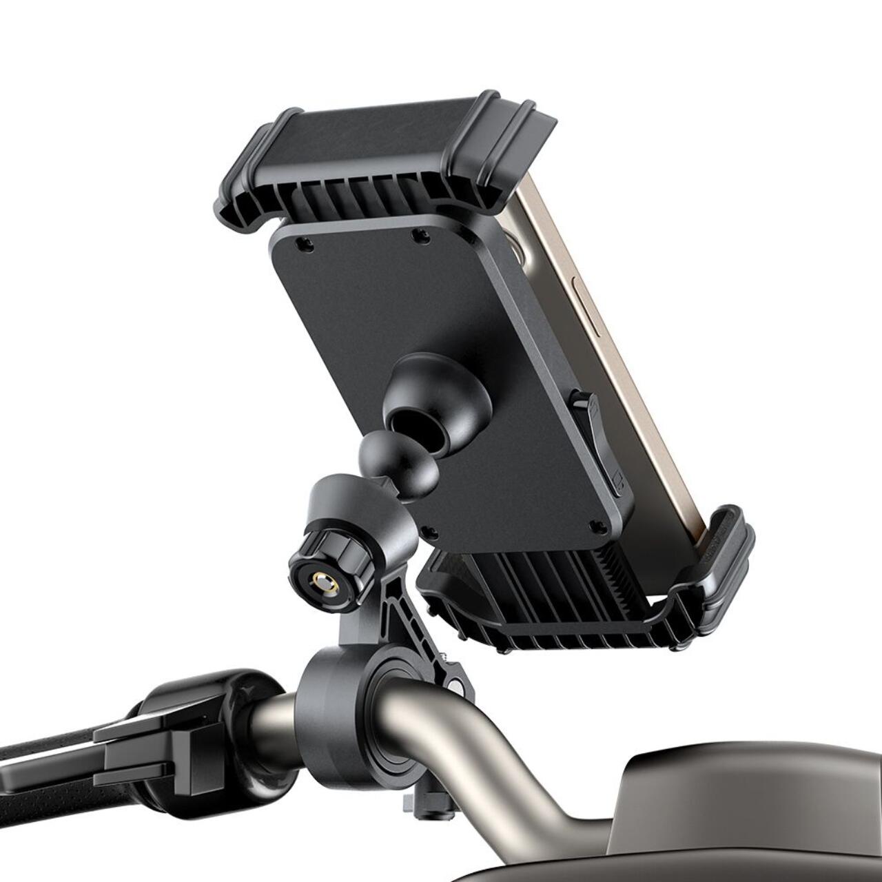 Mcdodo Suport Telefon pentru Bicicleta Basalt Series, reglabil  360, pentru telefoane cu diagonala 4,2 - 6,5 inch, Negru [1]