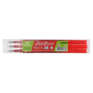 Birotică și Papetărie - Mina cu gel disparel rosie 74502r 3 buc