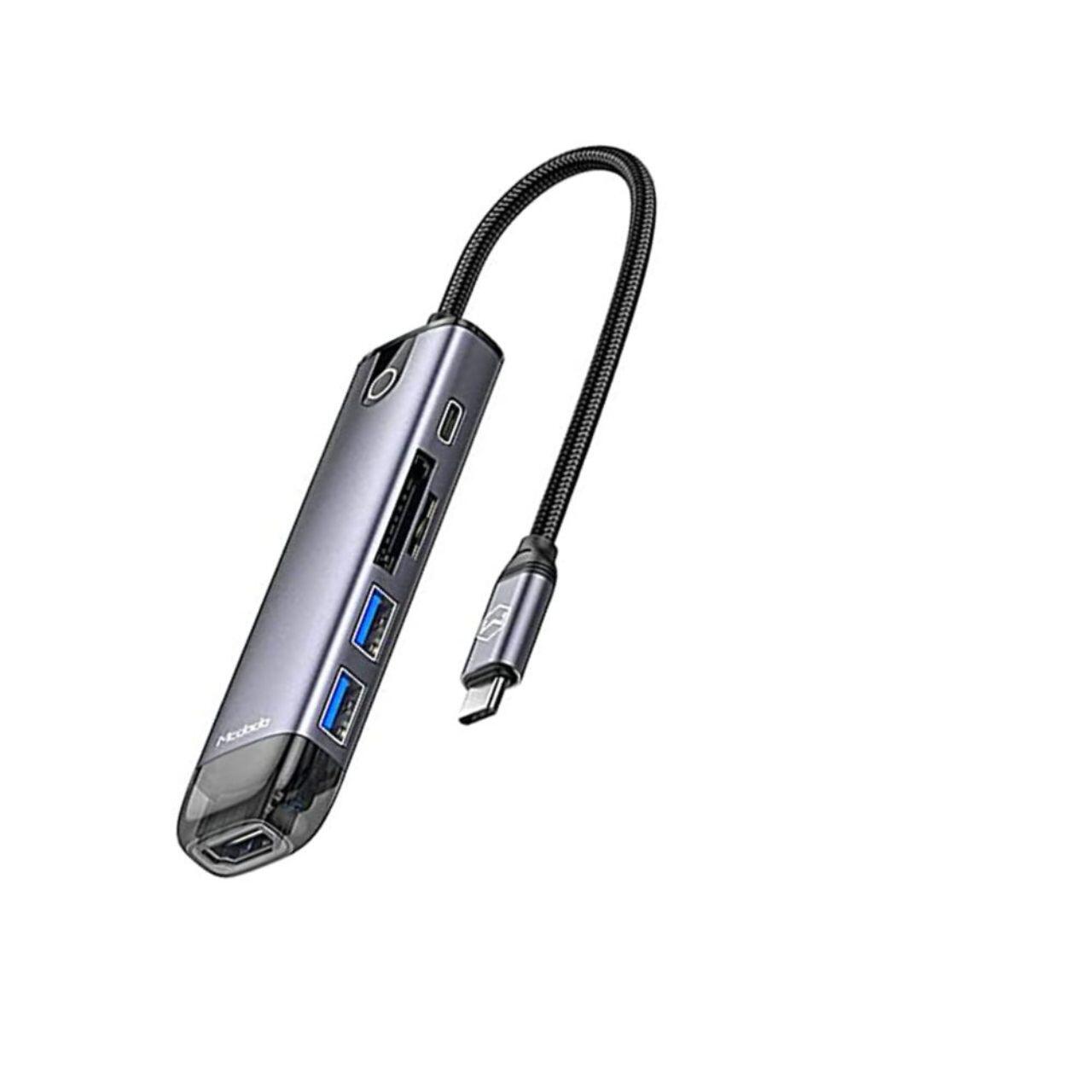 Multihub Type-C Mcdodo 5 in 1 Grey [3]