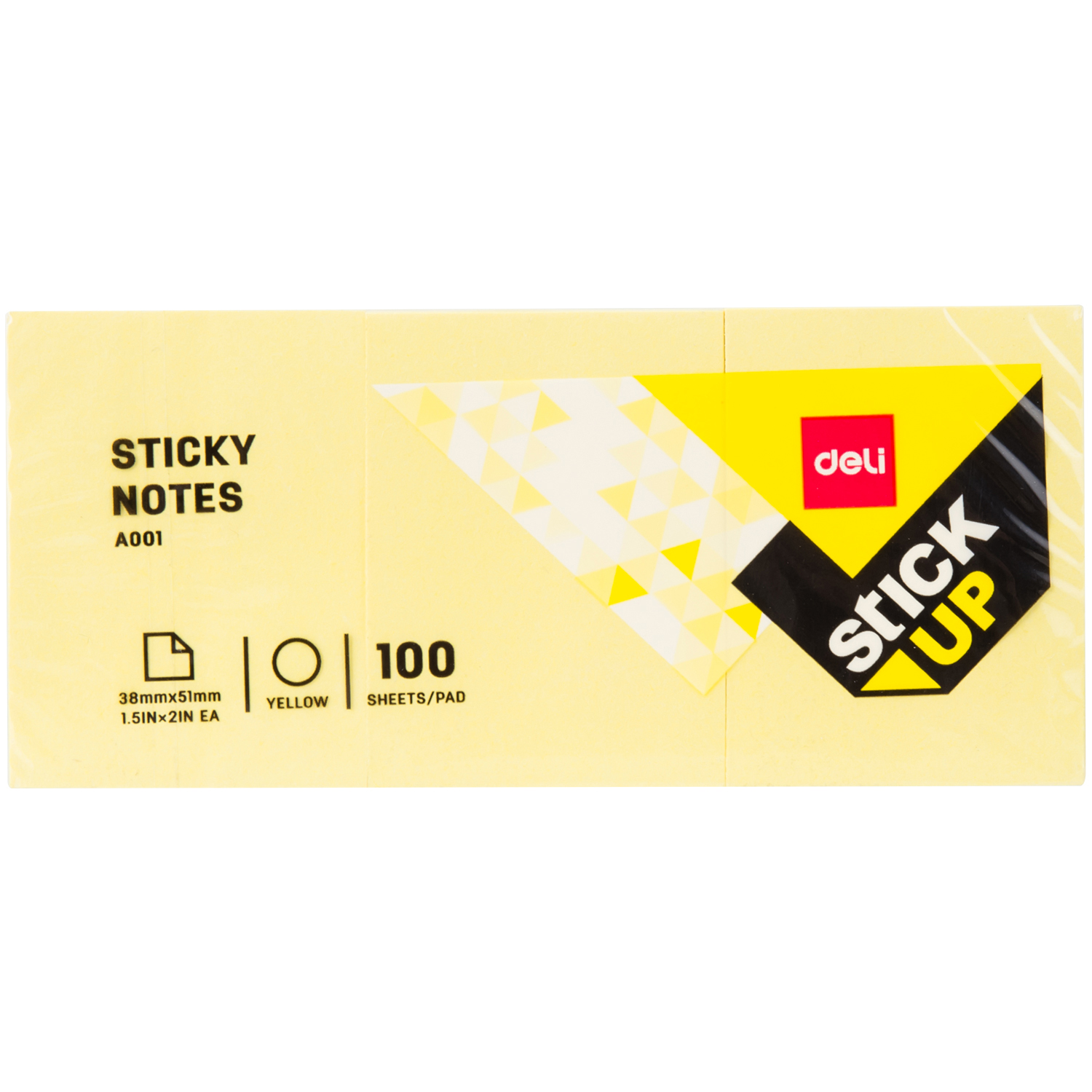 Notesuri adezive - Notes adeziv 3*38*51mm galben 100 file deli