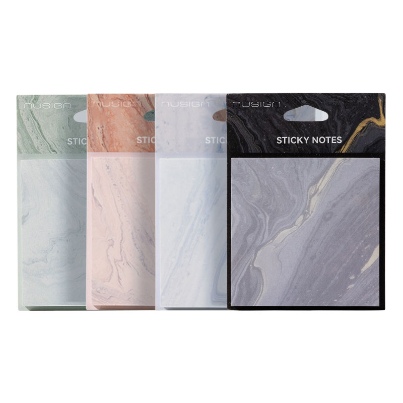 Notesuri adezive - Notes adeziv 74*74mm 60f 80g marmorat nusign deli