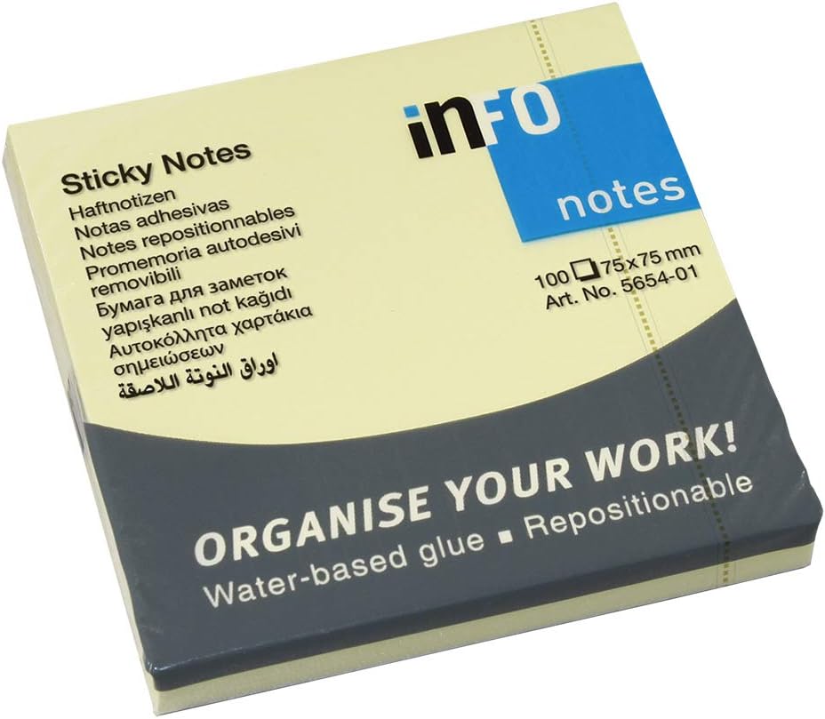 Notesuri adezive - Notes adeziv 75*75mm 100 file info notes