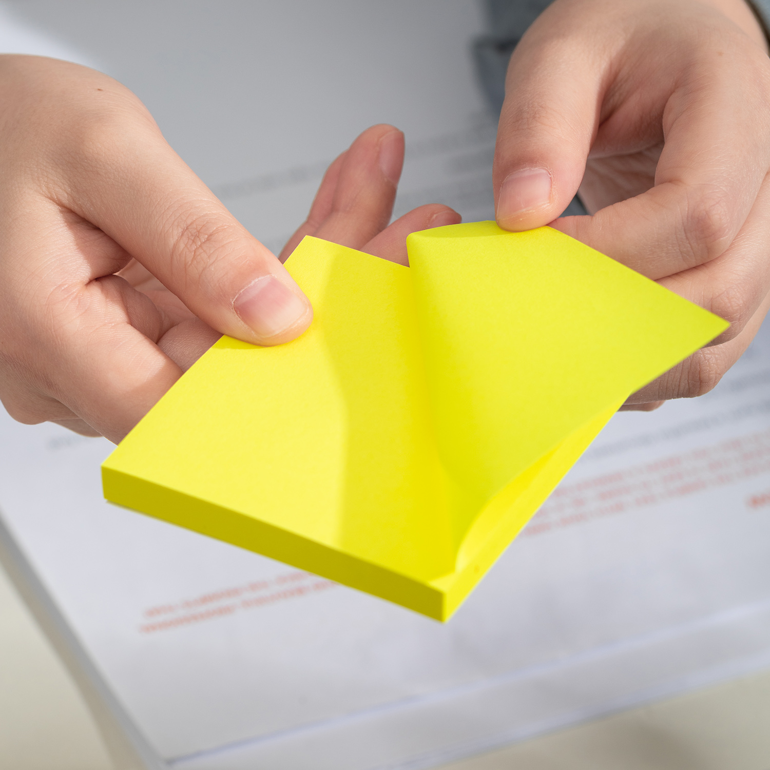Notes adeziv 76*76mm 100 file neon deli [2]