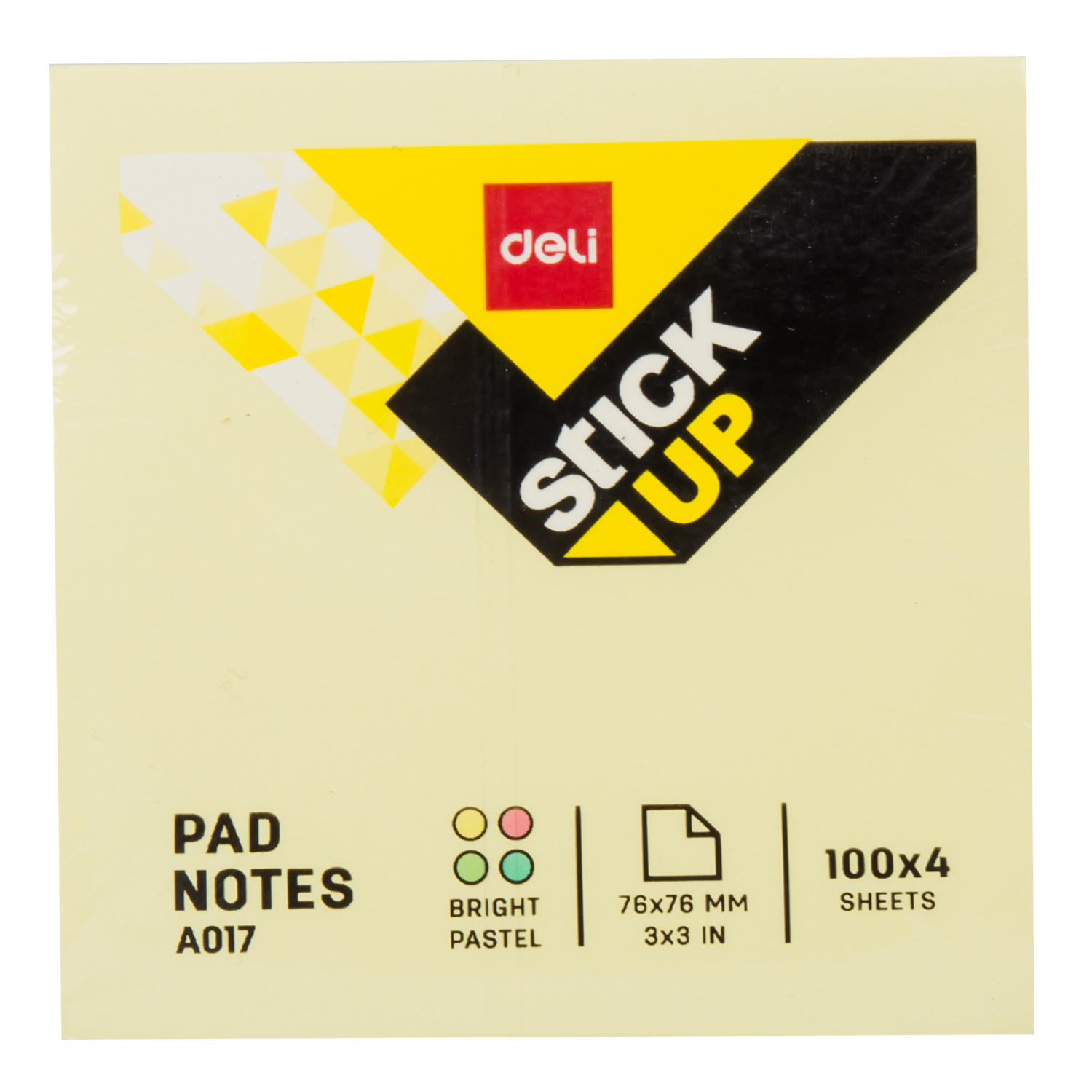 Notesuri adezive - Notes adeziv 76*76mm 4 culori pastel 400 file deli