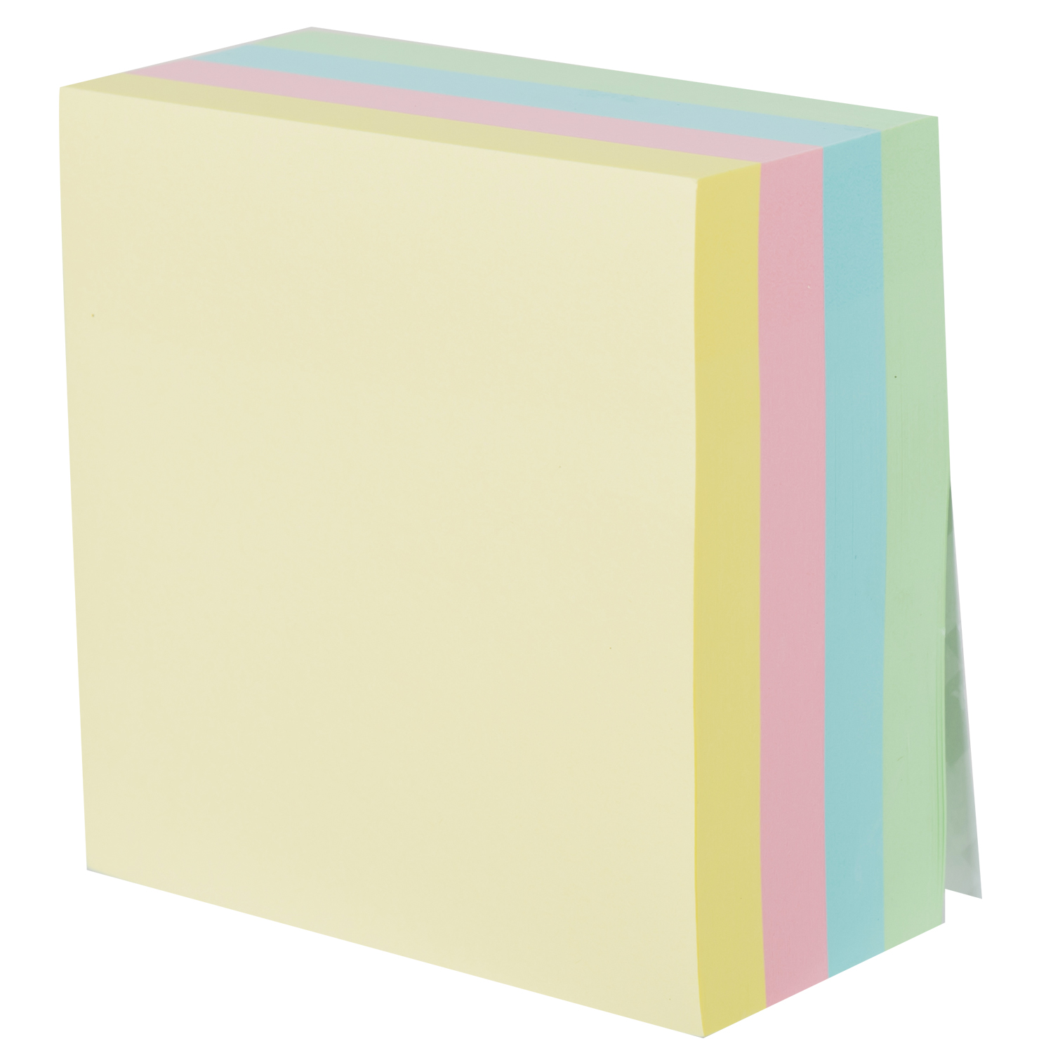 Notes adeziv 76*76mm 4 culori pastel 400 file deli [2]