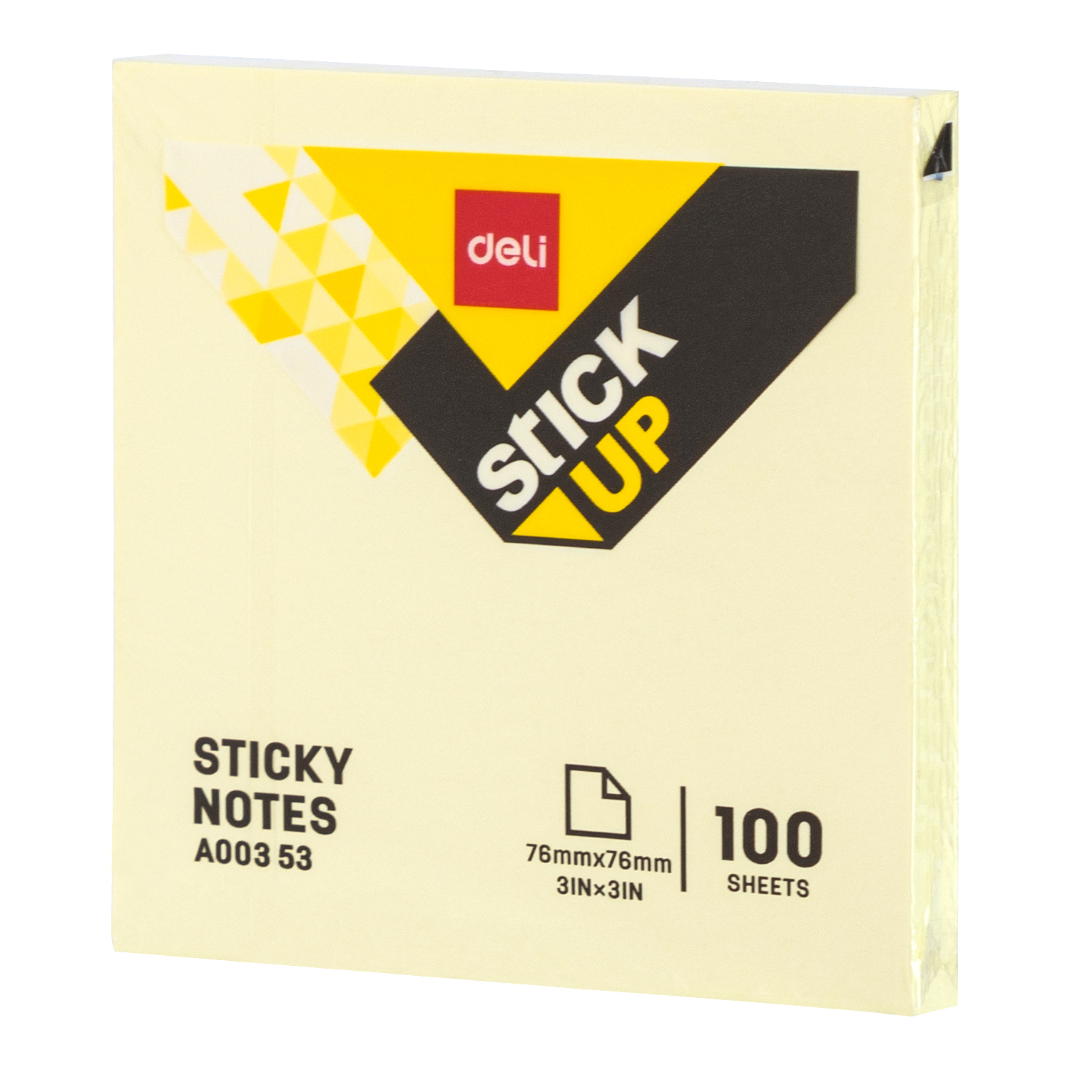 Notes adeziv 76*76mm galben 100 file deli [1]