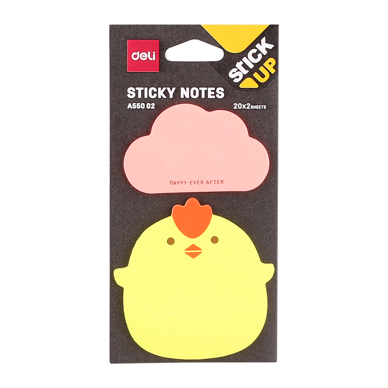 Notes adeziv animale 76*76mm 2*20 file deli [1]