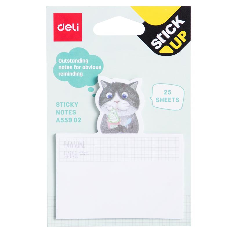 Notes adeziv pisici/catei 75*84mm 25 file deli [2]