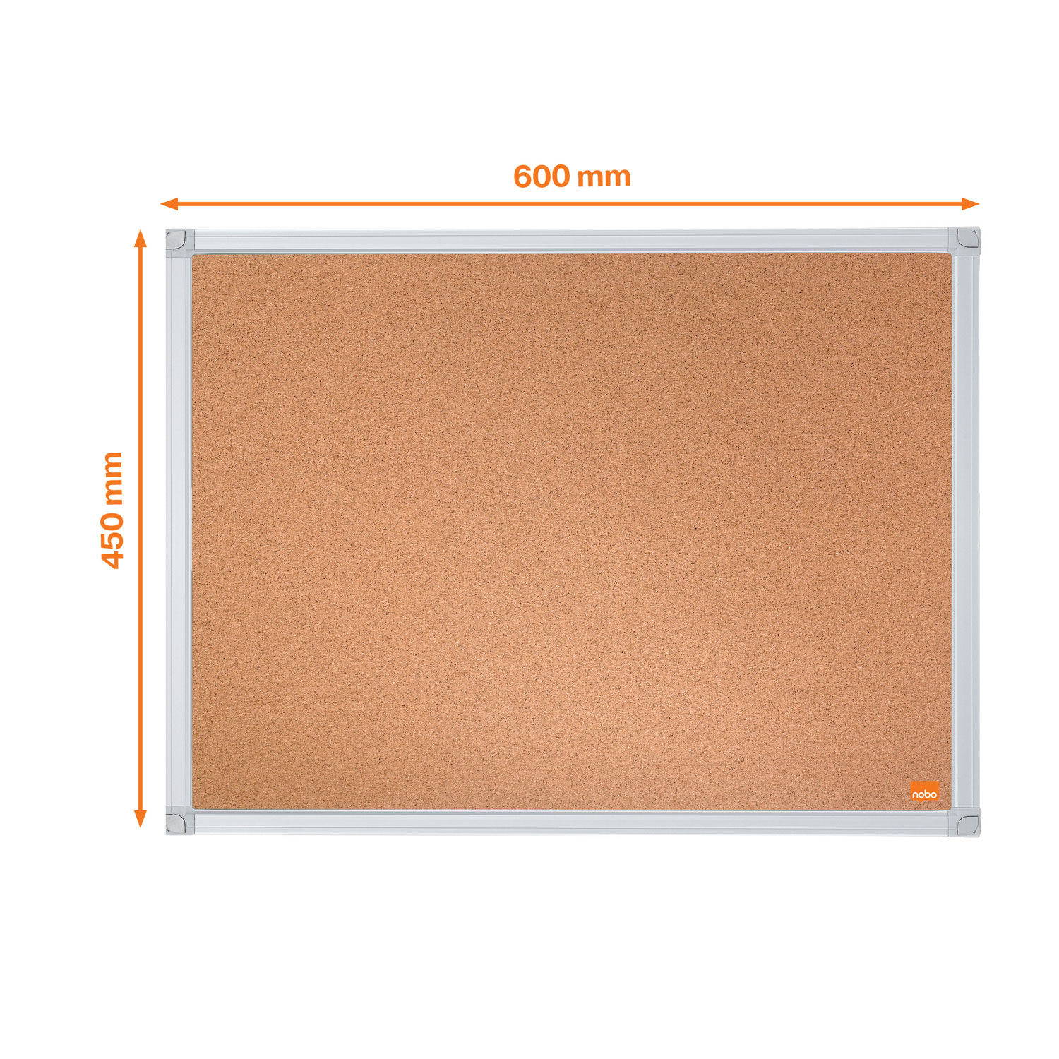 Panou pluta 60 x 45 cm rama aluminiu essentials nobo [2]
