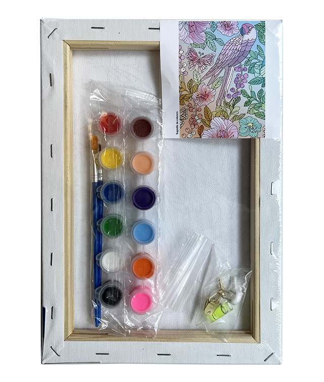 Panza predesenata pe sasiu 20*30cm papagal sf art pigna [1]