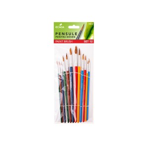 Art & Craft si Artizanat - Pensula set 12 ecada 79012 10 buc