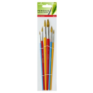 Art & Craft si Artizanat - Pensula set 6 ecada 79006 10 buc