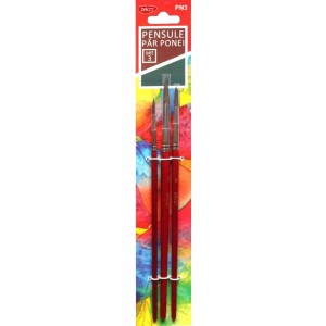 Art & Craft si Artizanat - Pensule set 3 par ponei daco pn3 10 buc