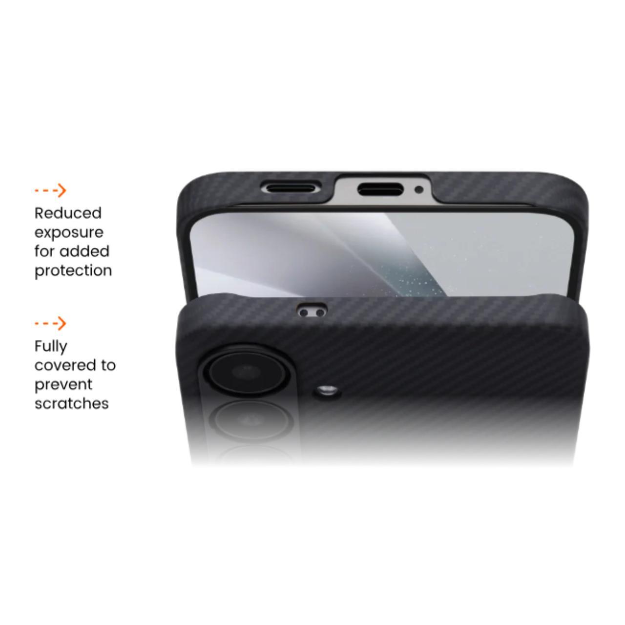 Pitaka Husa MagEZ 6 Aramida Samsung Galaxy S25 Negru / Gri [3]