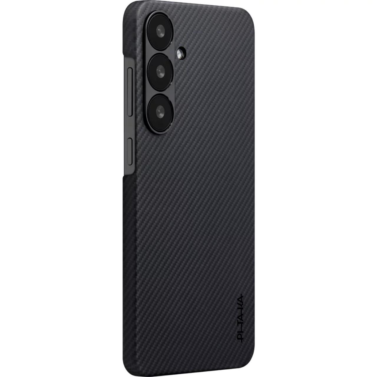 Laptop, Tablete & Telefoane - Pitaka Husa MagEZ 6 Aramida Samsung Galaxy S25 Negru / Gri
