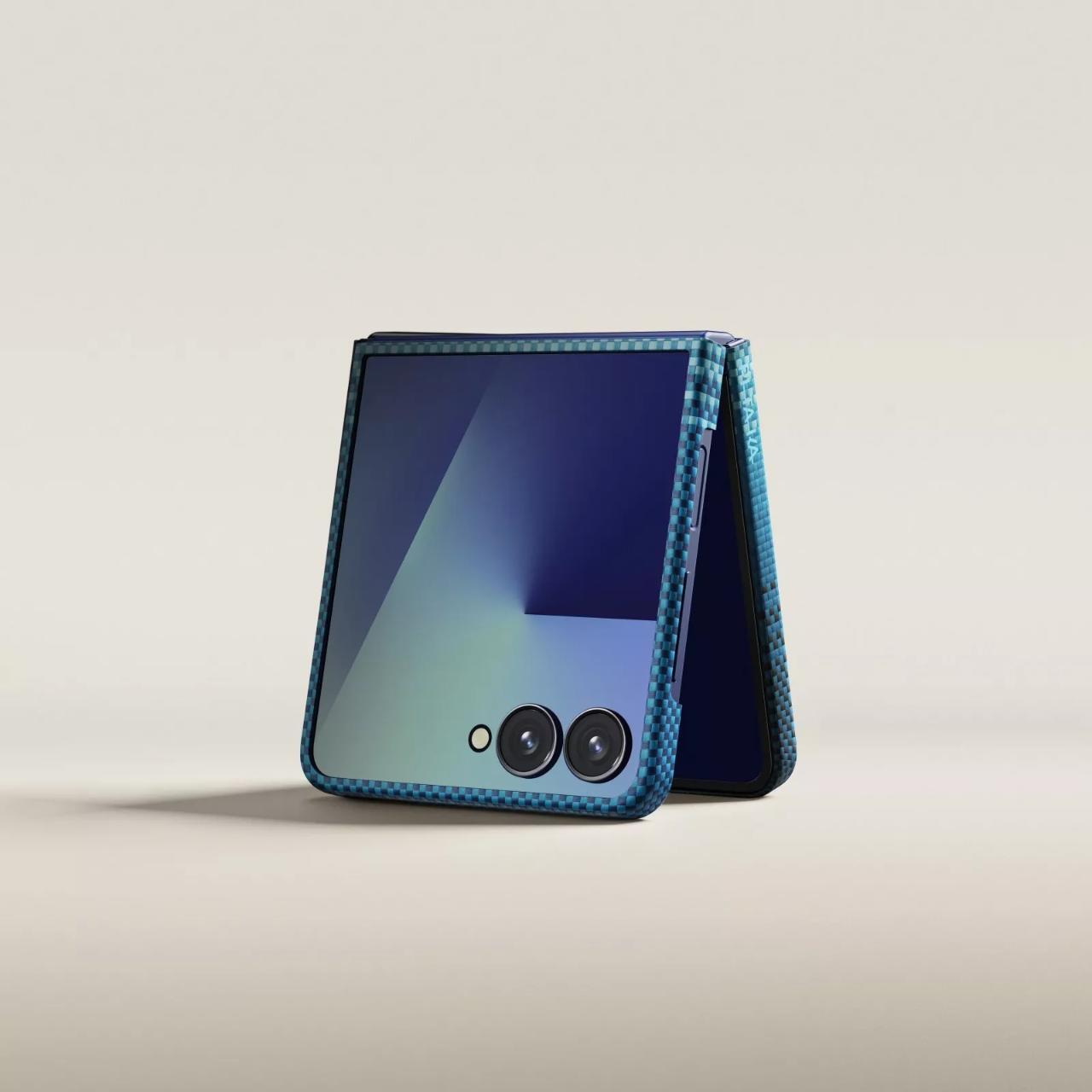 Pitaka Husa MagEZ 7, 600D, Ultra-Slim Aramida Magsafe Samsung Galaxy Z Flip7 Moonrise [2]
