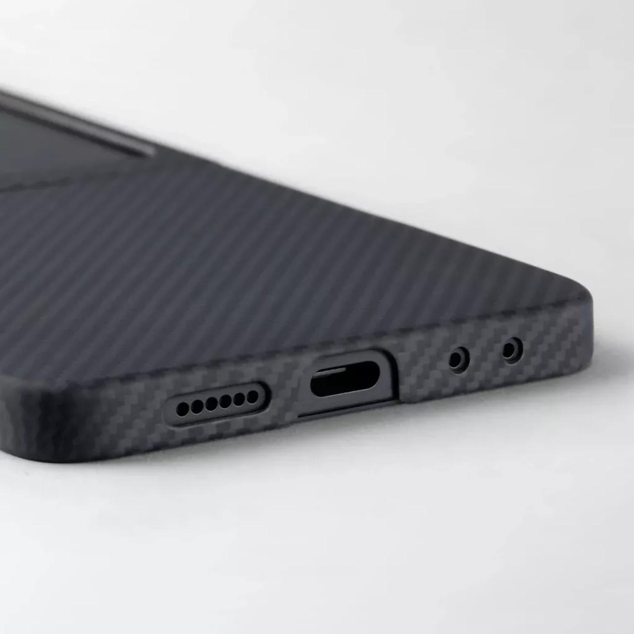 Pitaka Husa MagEZ 7, 600D, Ultra-Slim Aramida Magsafe Samsung Galaxy Z Flip7 Negru / Gri [3]
