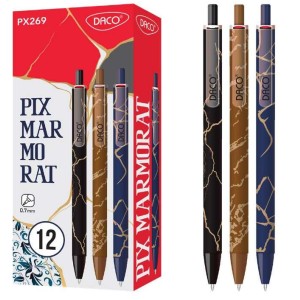 Rechizite Școlare - Pix daco marmorat px269