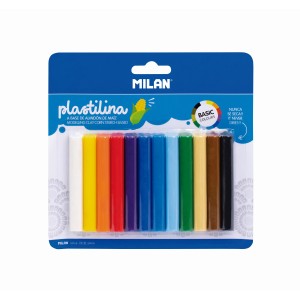 Art & Craft si Artizanat - Plastilina 12c 140g milan 914712 12 buc