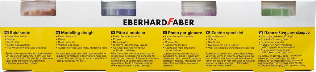 Plastilina modelaj 4culori speciale x 140g eberhard faber [1]