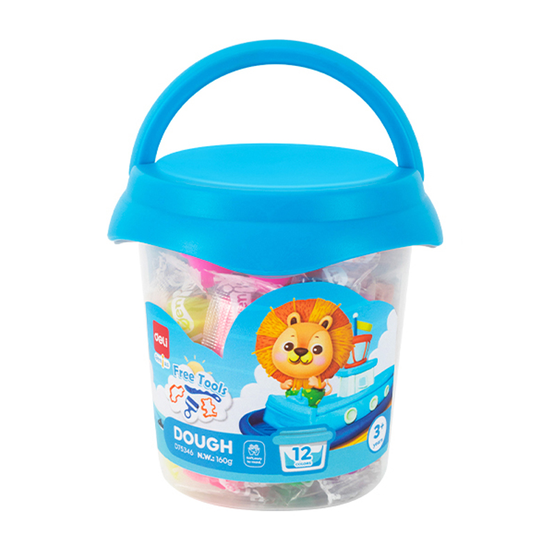 Art & Craft si Artizanat - Plastilina soft galetusa 12 culori 160g deli