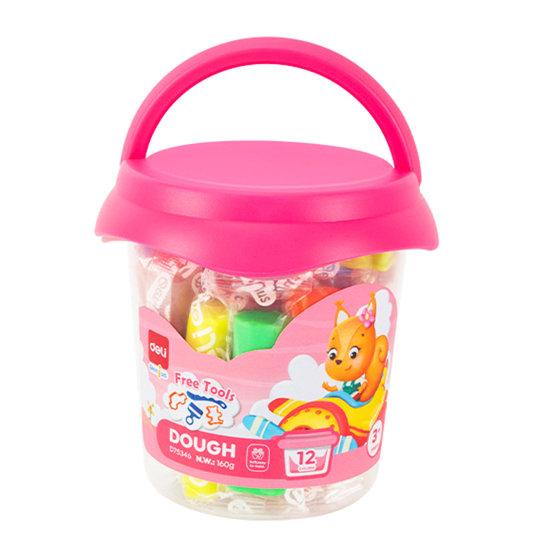 Plastilina soft galetusa 12 culori 160g deli [1]