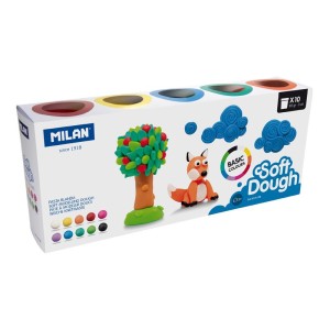 Art & Craft si Artizanat - Plastilina usoara 10x85g milan 913510b