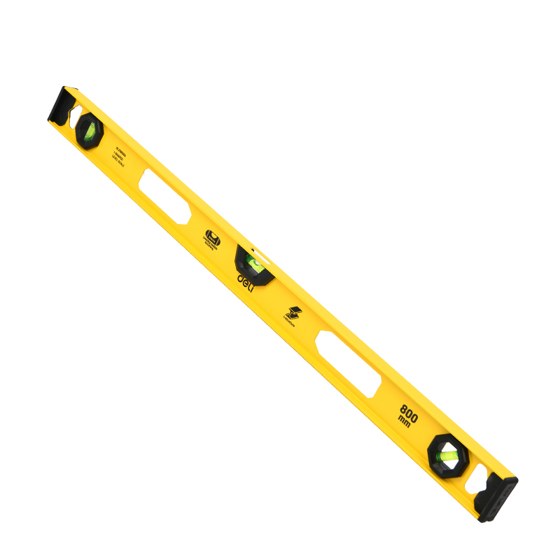 Rechizite Școlare - Poloboc metal 80 cm 3 bule acuratete 1mm galben deli