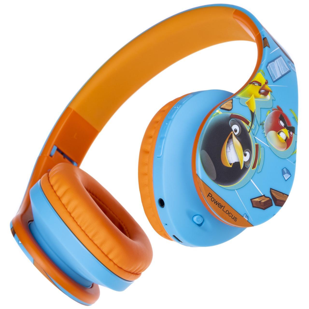 PowerLocus Casti pentru copii, Wireless, P2 Angry Birds Orange [1]