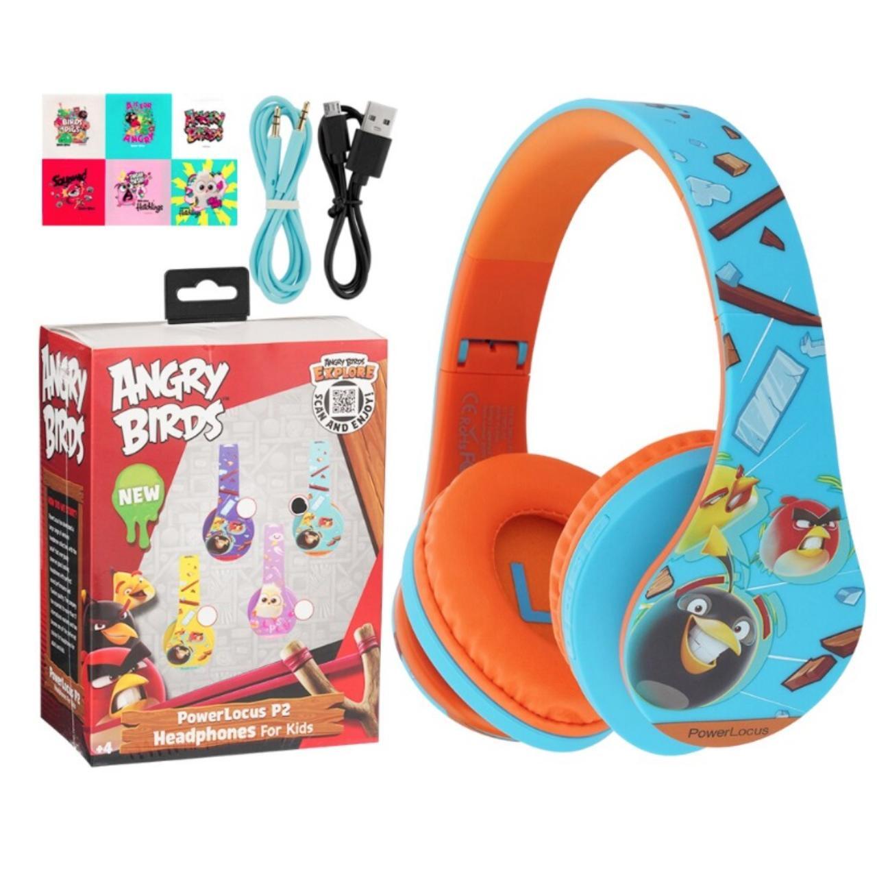 PowerLocus Casti pentru copii, Wireless, P2 Angry Birds Orange [6]