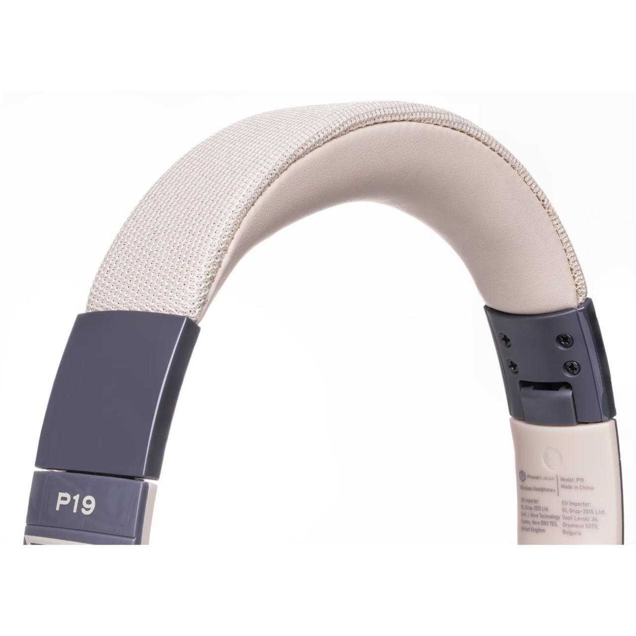 PowerLocus Casti Bluetooth Wireless Over-Ear P19 Asphalt Grey [3]