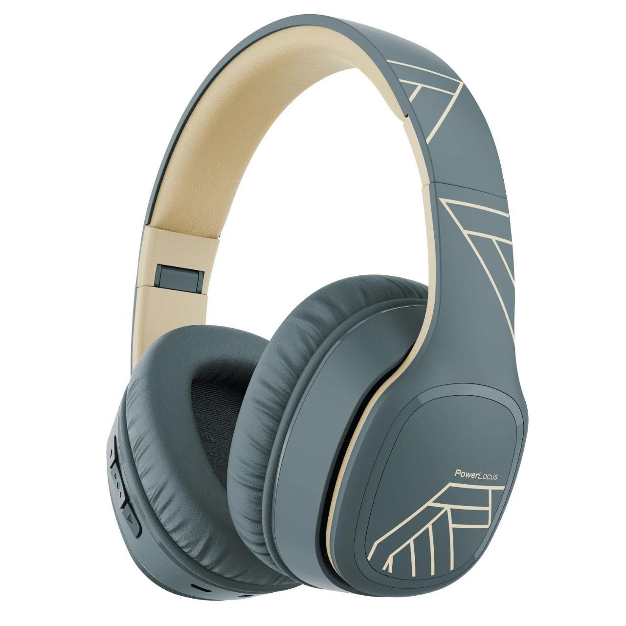 Laptop, Tablete & Telefoane - PowerLocus Casti Bluetooth Wireless Over-Ear P7 Asphalt Grey