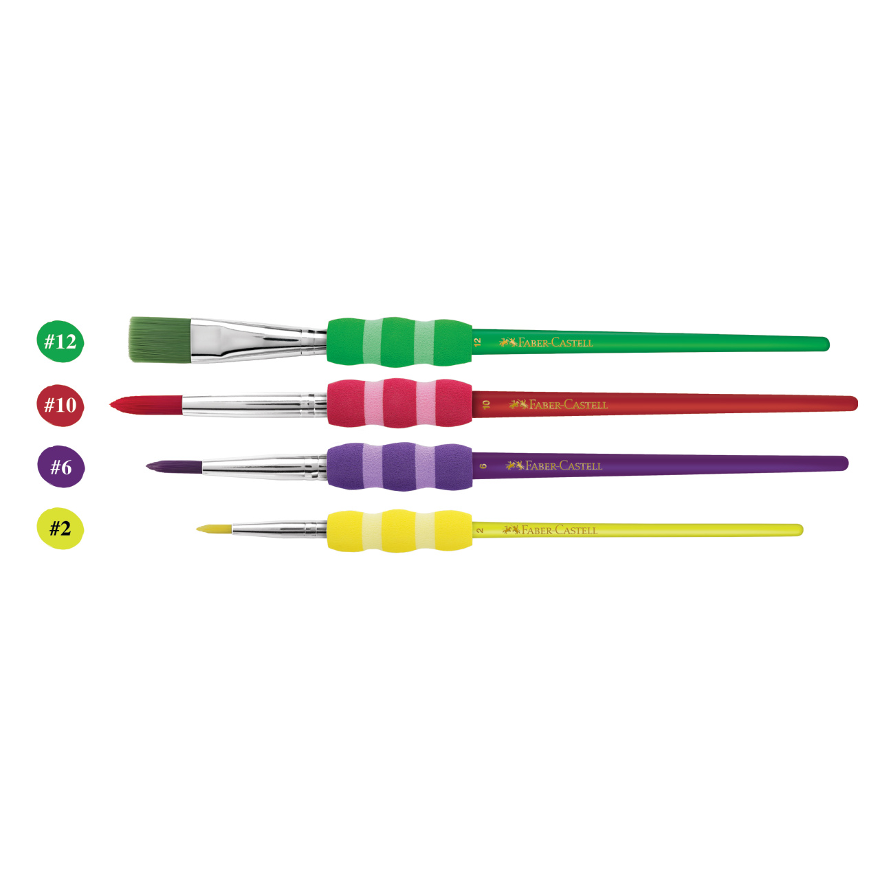 Set 4 pensule soft touch faber-castell [1]