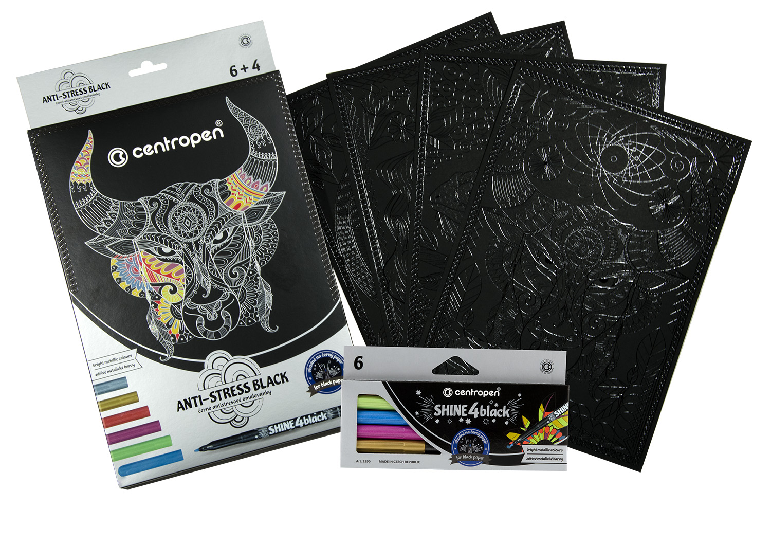 Set coli desen anti-stress + 6 markere centropen [1]
