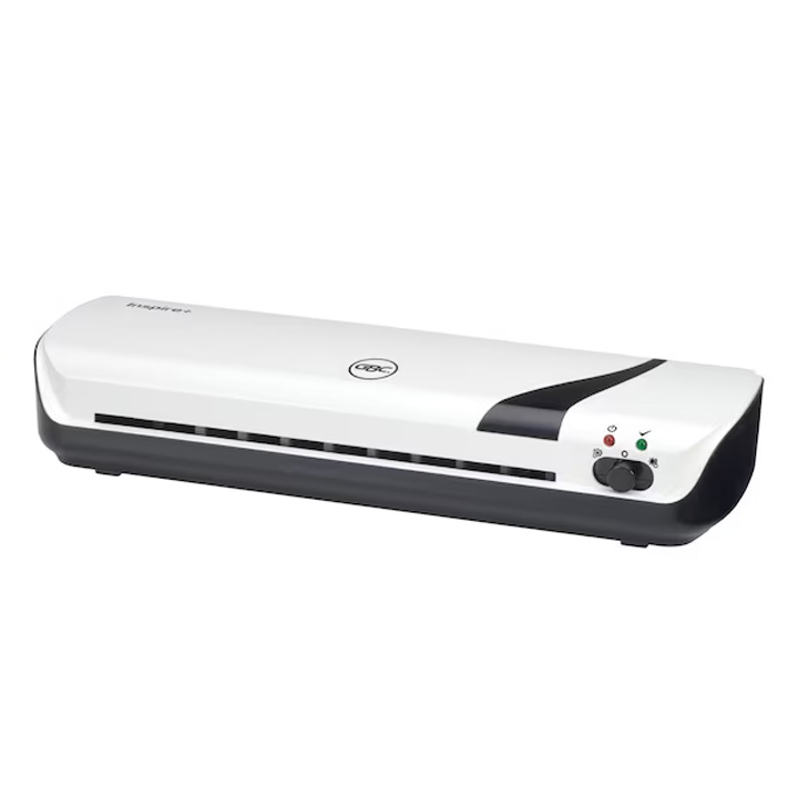 Set craft gbc 4 in 1 alb,laminator a4 inspire+, trimmer, rounder, folii laminare a4 [1]