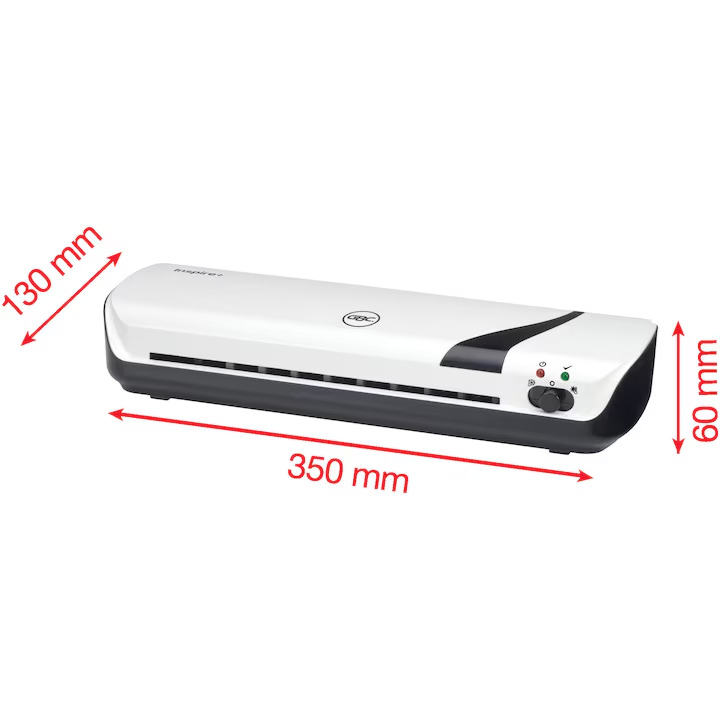 Set craft gbc 4 in 1 alb,laminator a4 inspire+, trimmer, rounder, folii laminare a4 [2]