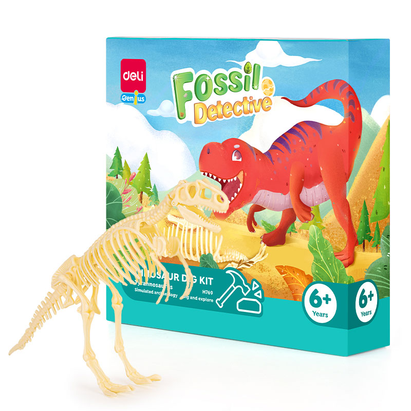 Jucării și Jocuri pentru copii - Set creativ fossile detective tyrannosaurus deli