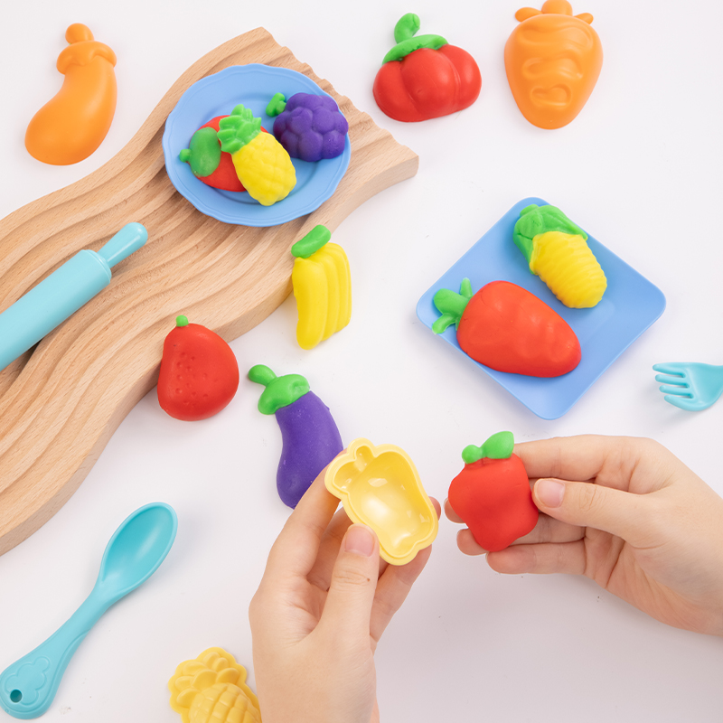 Set creativ plastilina + 14 accesorii pizza, pasta and veggie party deli [3]