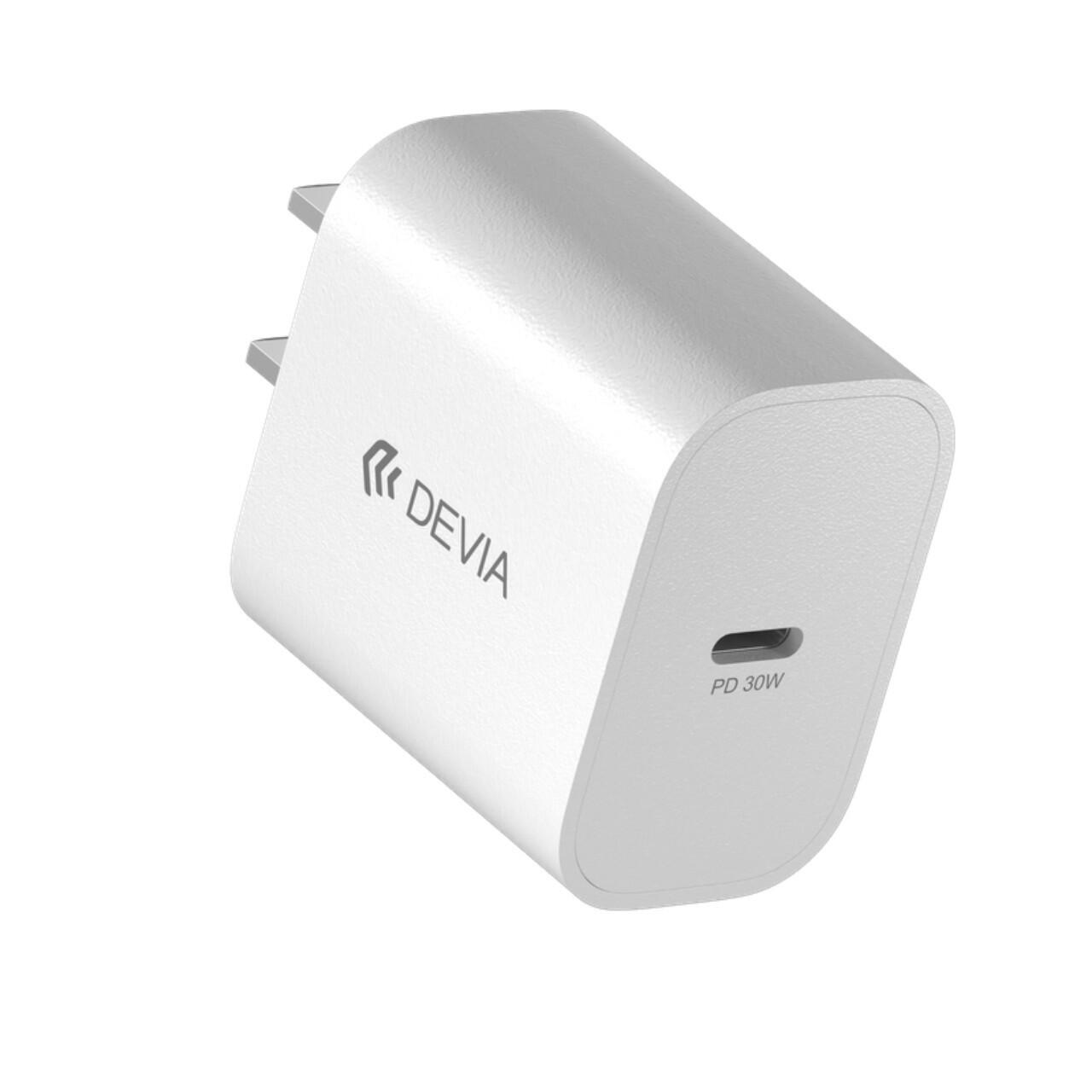 Devia Set 4 in 1 iPhone 17 Pro Incarcator retea GaN PD 30W + husa silicon Magsafe + folie sticla Military-Grade cu aplicator + folie sticla camera [2]